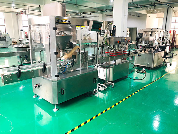 全自動粉劑灌裝機實拍